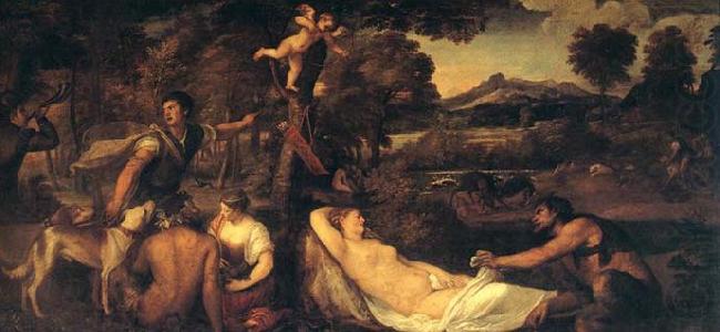 Jupiter and Anthiope, TIZIANO Vecellio